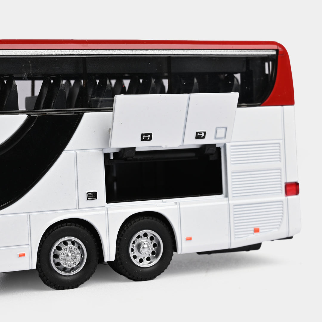 Die-Cast Double-Decker Transport Bus