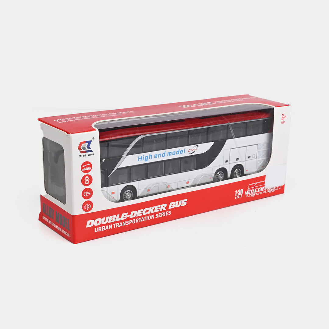 Die-Cast Double-Decker Transport Bus