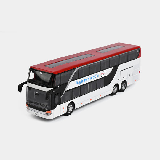 Die-Cast Double-Decker Transport Bus