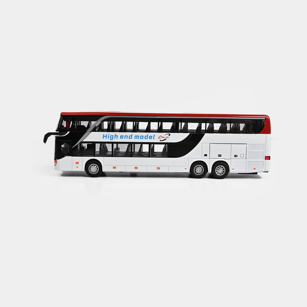 Die-Cast Double-Decker Transport Bus