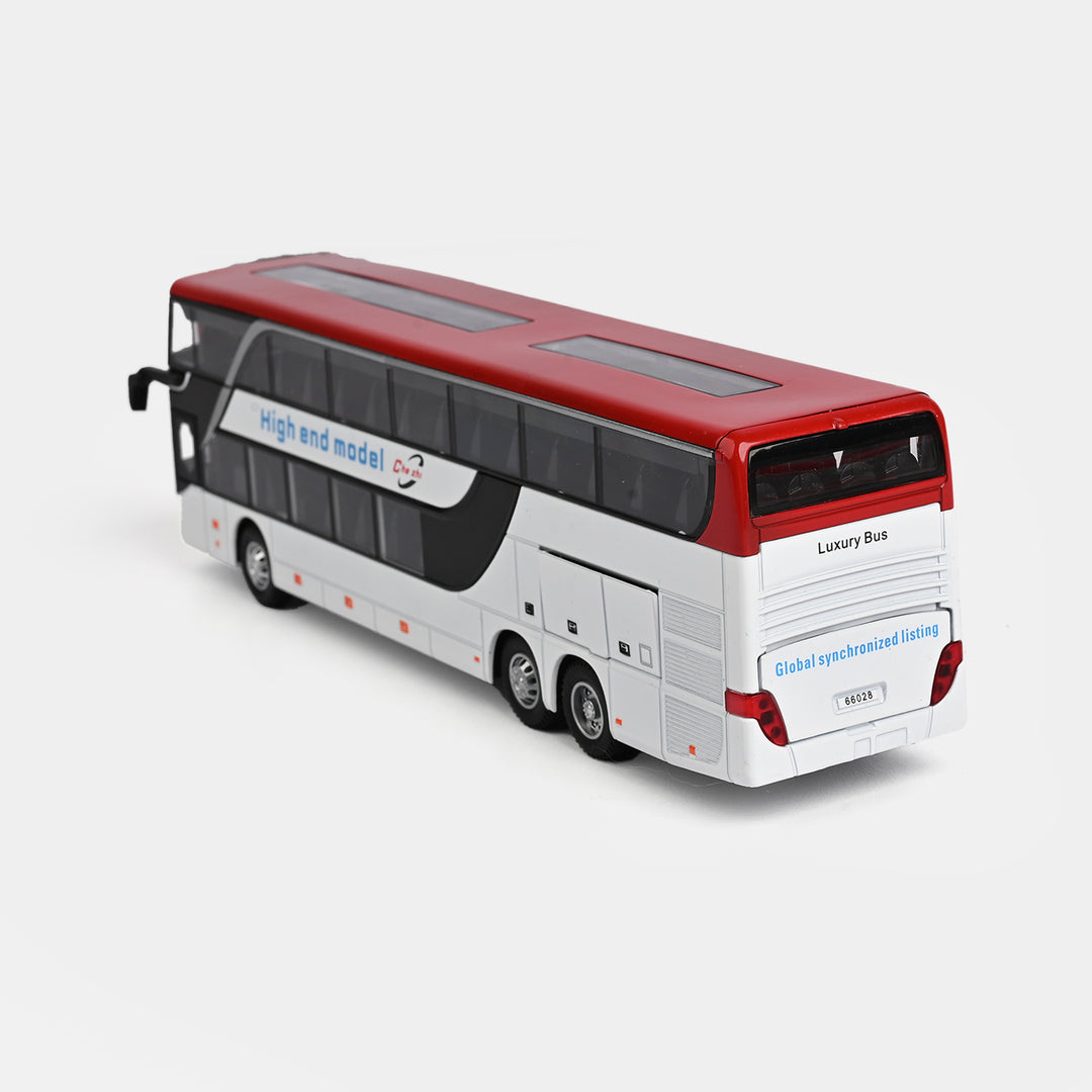 Die-Cast Double-Decker Transport Bus