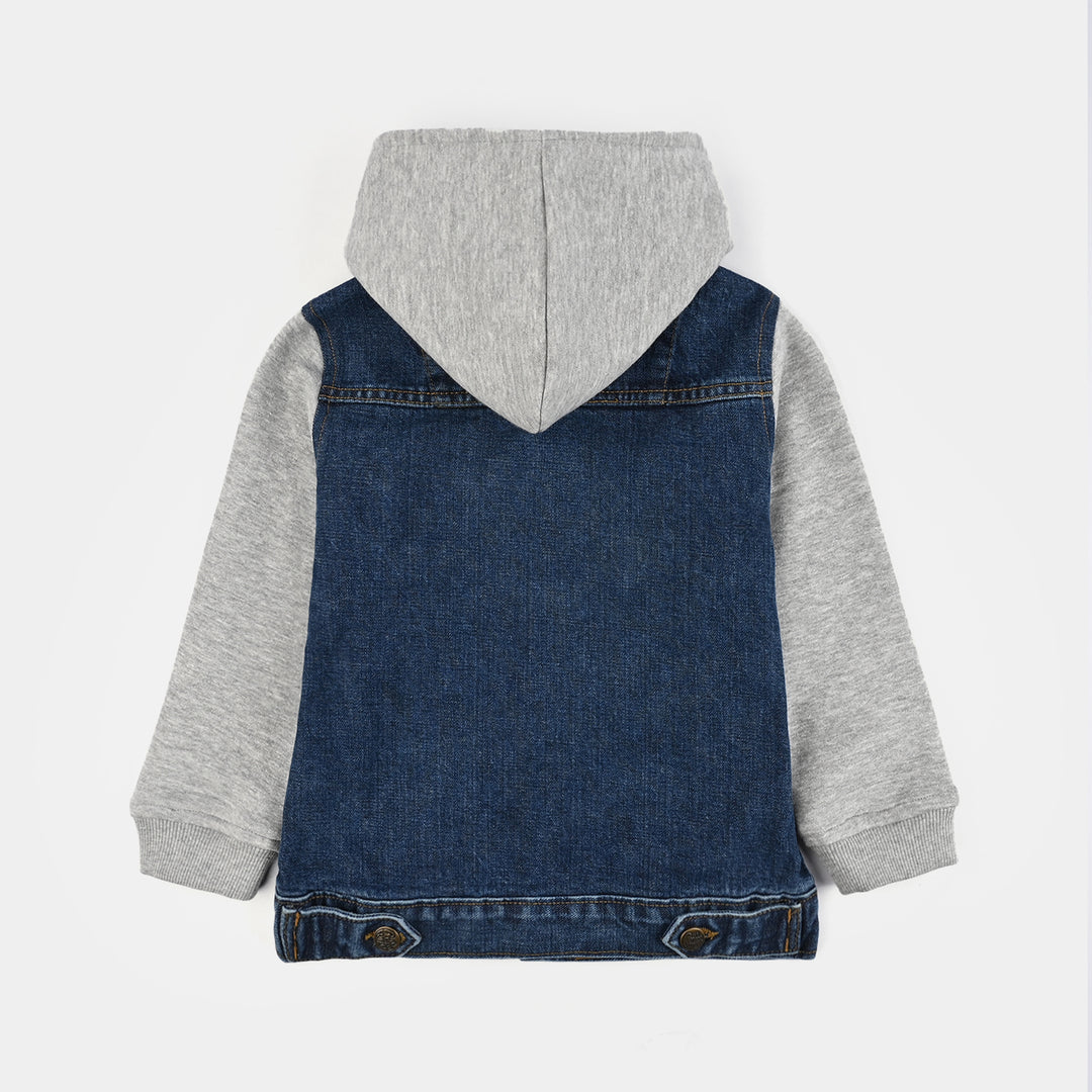 Boys Denim Stretch Woven Jacket Too Young-Blue