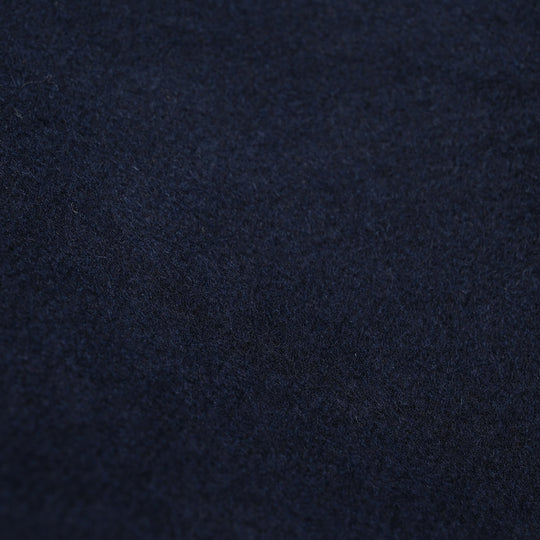 Boys Wool Trench Coat Horn - NAVY