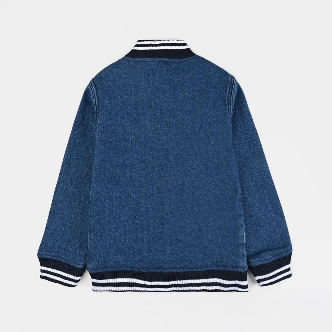 Boys Denim Stretch Jacket Unstoppable Light Blue