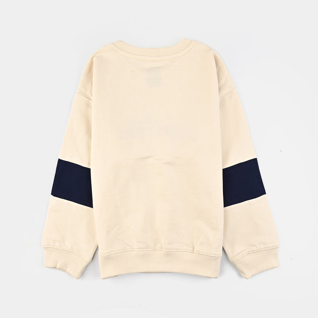 Teens Boys Jersey/Terry Sweatshirt Urban-Off-white