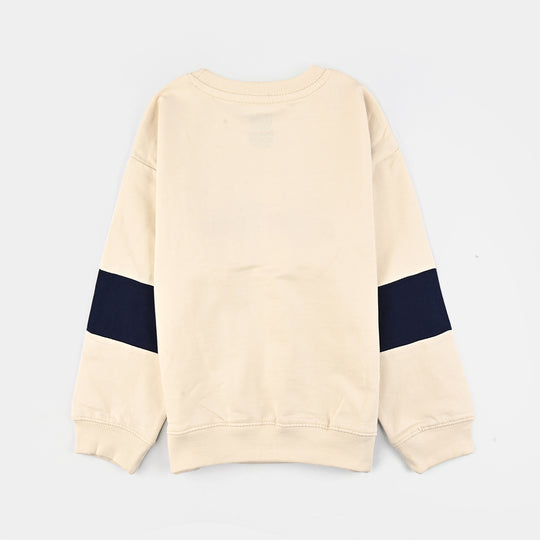 Teens Boys Jersey/Terry Sweatshirt Urban-Off-white