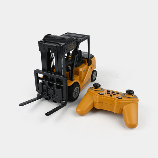 Remote Control Forklift Crane Toy with Light & Sound for Kids