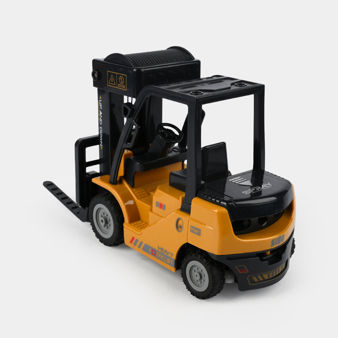 Remote Control Forklift Crane Toy with Light & Sound for Kids