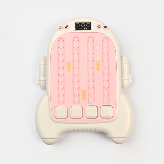 Rhythm Game Machine Quick Push Pop Game with Music and Lights
