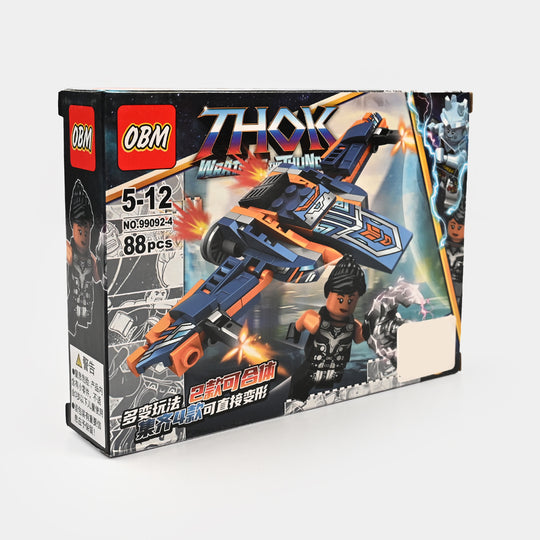 Fighter Puzzle Building Blocks Play Set for Kids