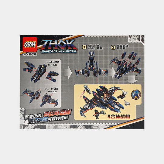 Fighter Puzzle Building Blocks Play Set for Kids