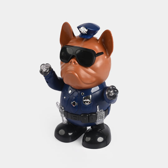 Dancing Police Dog Musical Toy for Kids