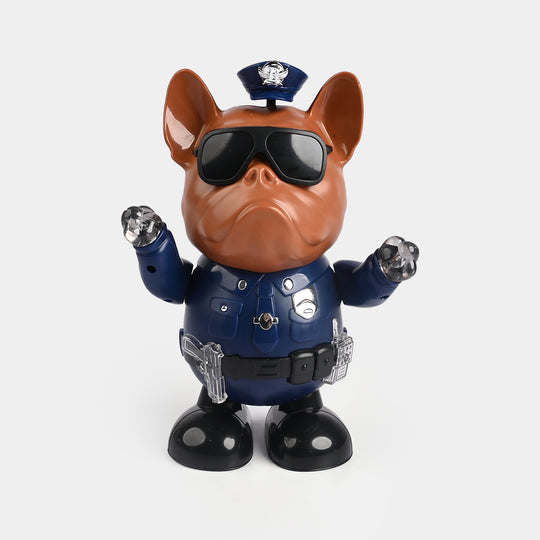 Dancing Police Dog Musical Toy for Kids
