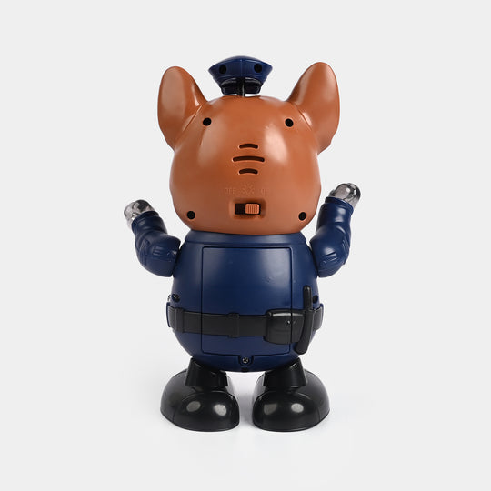 Dancing Police Dog Musical Toy for Kids