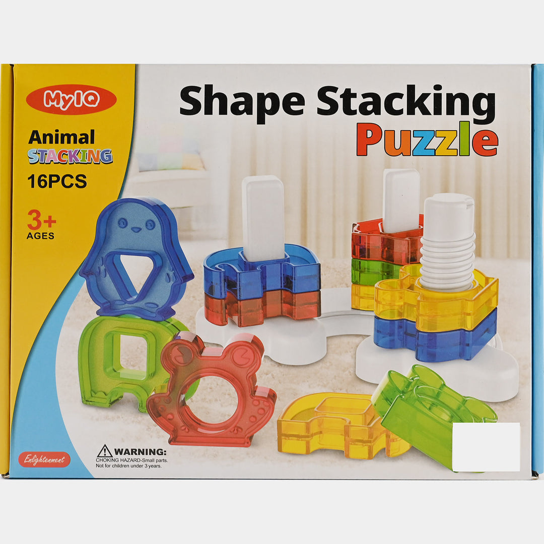 Shapes Stacking Puzzle Building Blocks Set for Kids