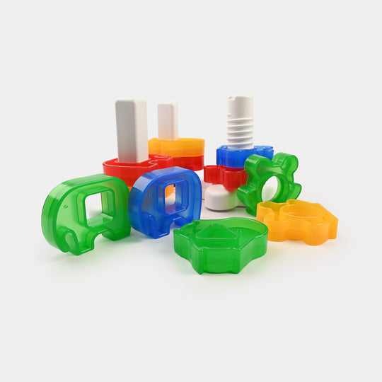 Shapes Stacking Puzzle Building Blocks Set for Kids