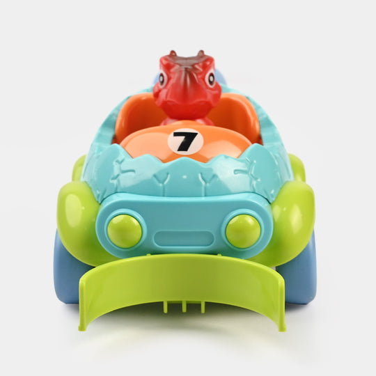 Dino Remote Control Football Car with Lights & Music for Kids