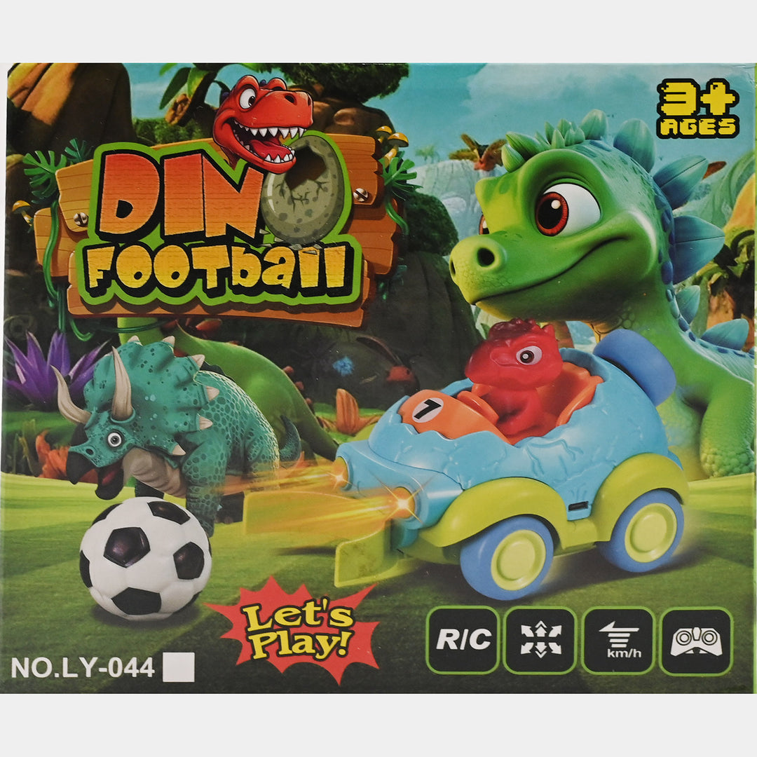 Dino Remote Control Football Car with Lights & Music for Kids