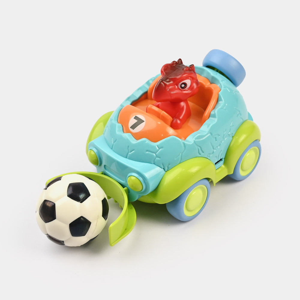 Dino Remote Control Football Car with Lights & Music for Kids