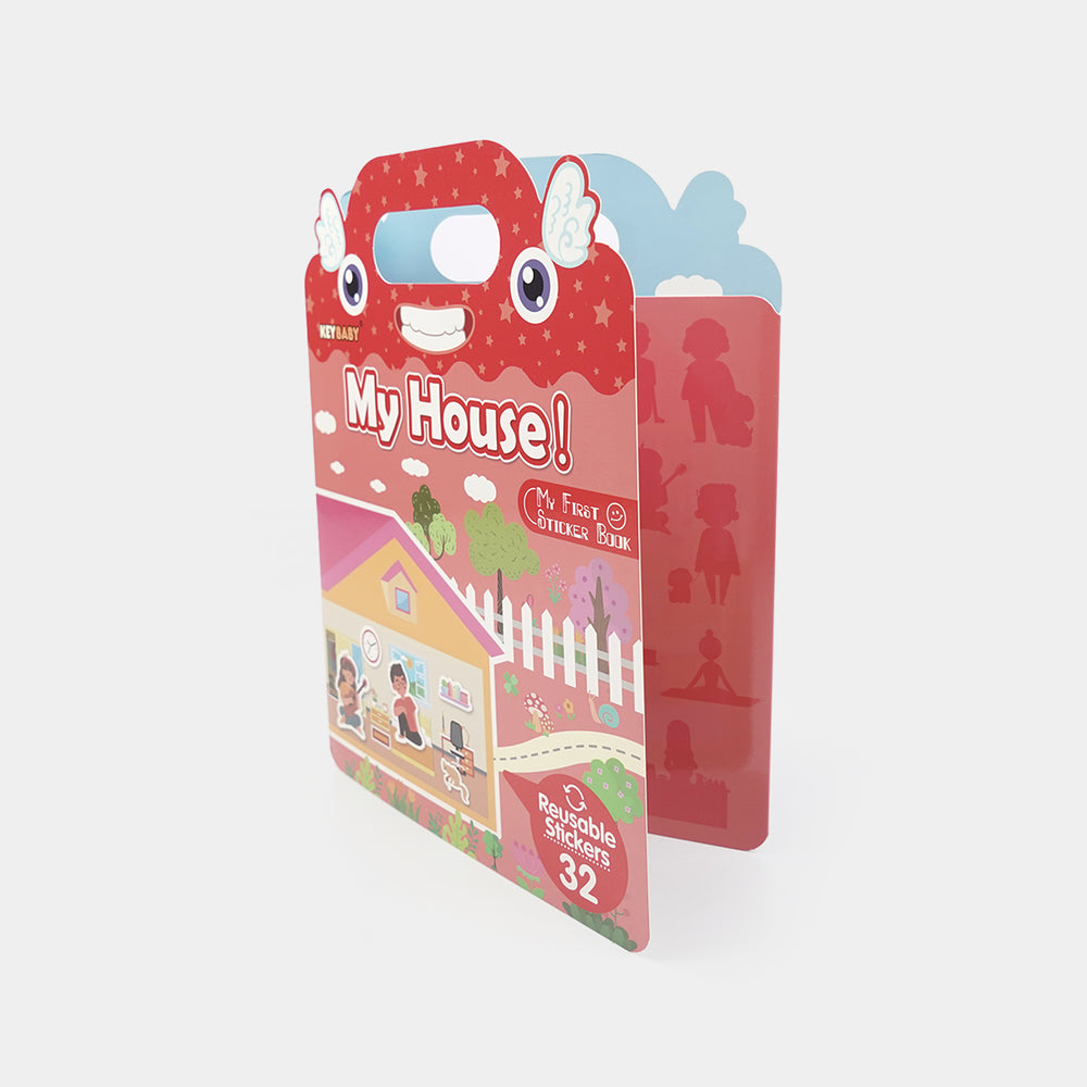 My First Reusable Education Stickers Book - 32 Pieces