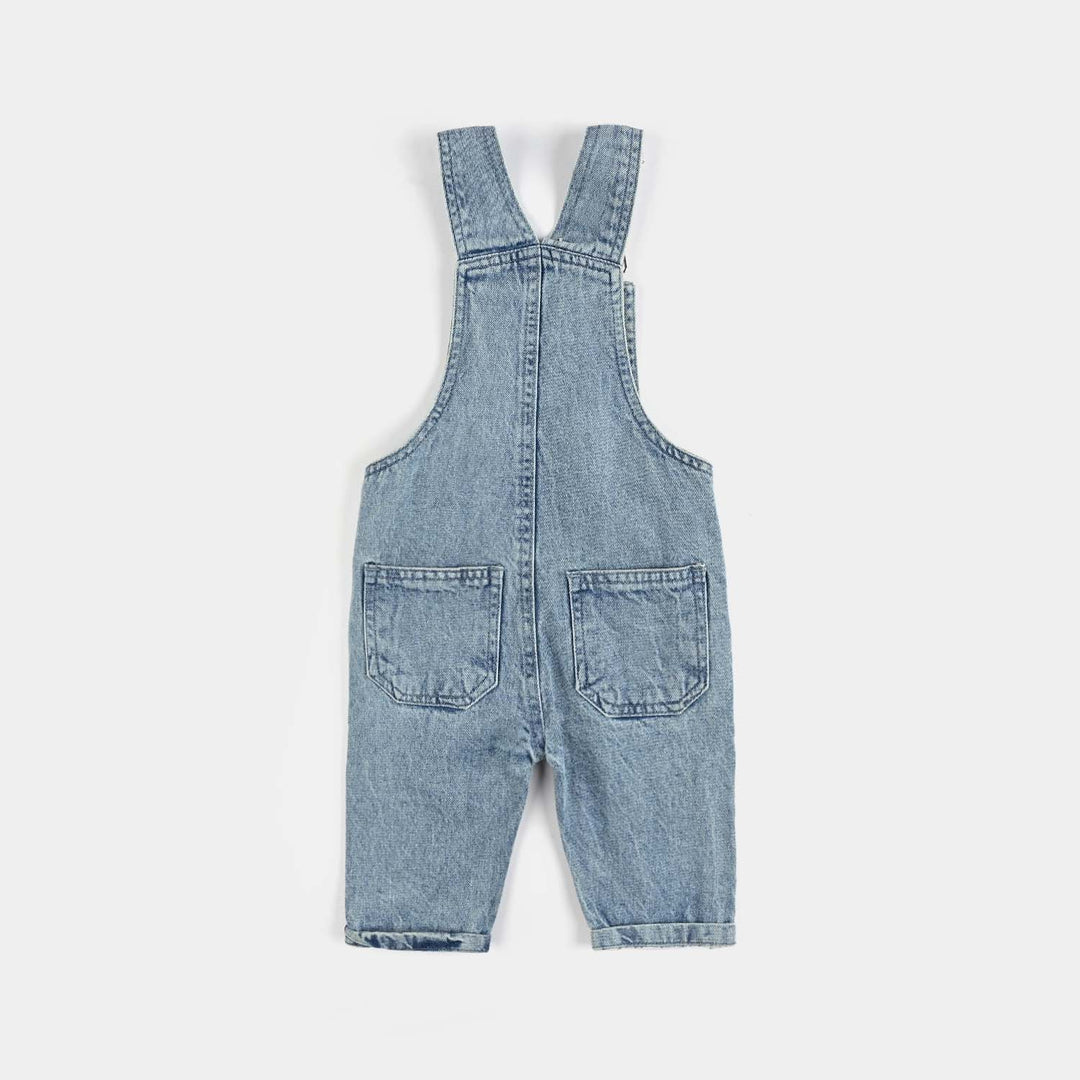 Infant Boys Denim Stretch Dangri-Mid Blue