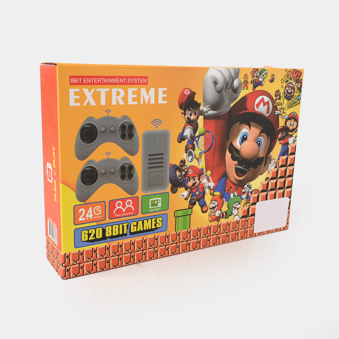 Classic game console with 2 controllers and 620 built-in games