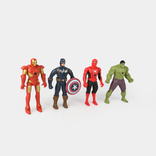 Action Figures Set with Light Projection