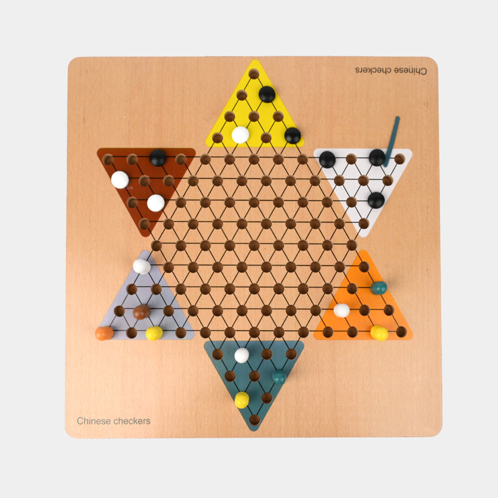 Wooden Checkers Multi Function 2IN1