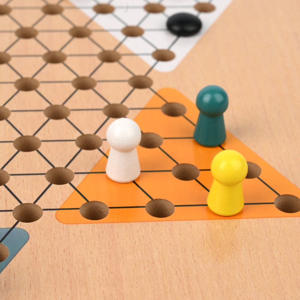 Wooden Checkers Multi Function 2IN1