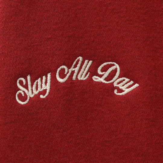 Girls Fleece Bomber Jacket - Red