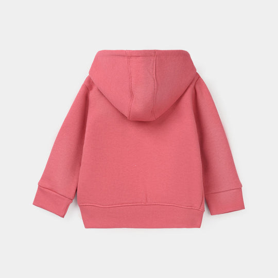 Infant Girls Fleece Knitted Jacket Basic