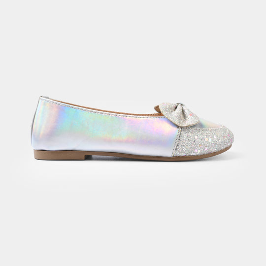 Girls Pumps BS-07-SILVER