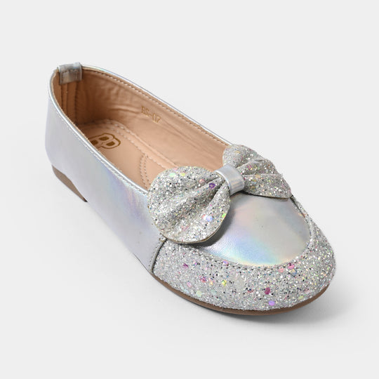 Girls Pumps BS-07-SILVER
