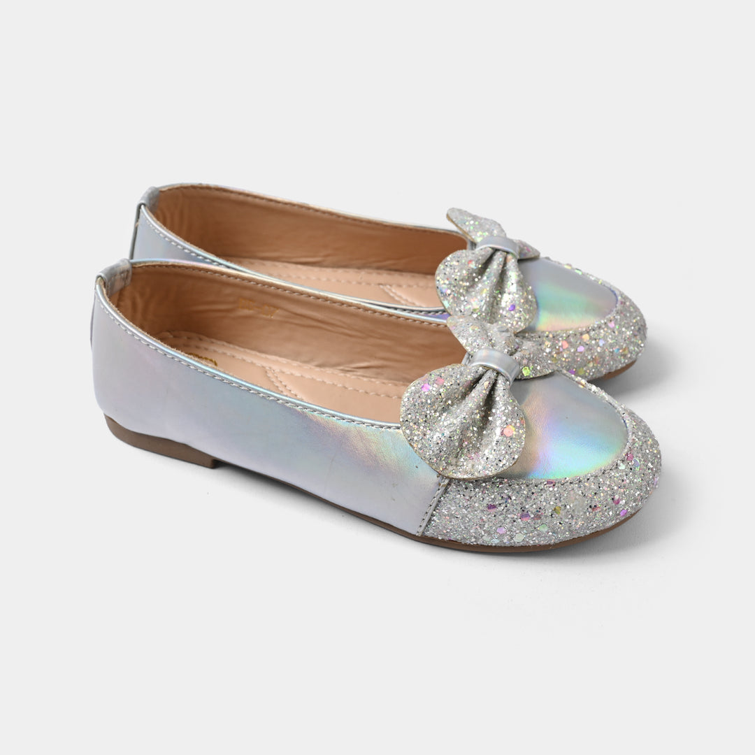 Girls Pumps BS-07-SILVER