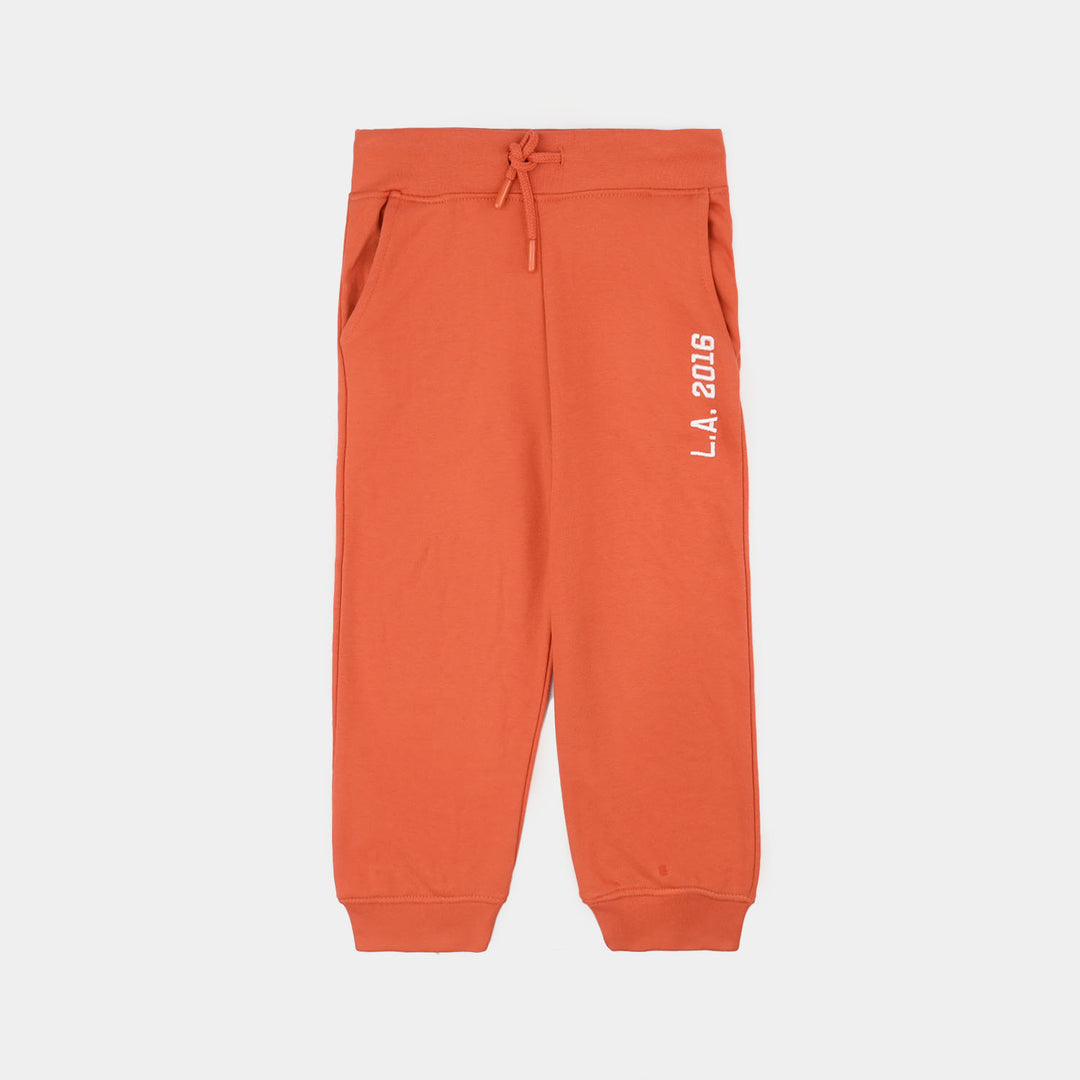 Boys Jersey/Terry 2 Piece Suit California-Orange