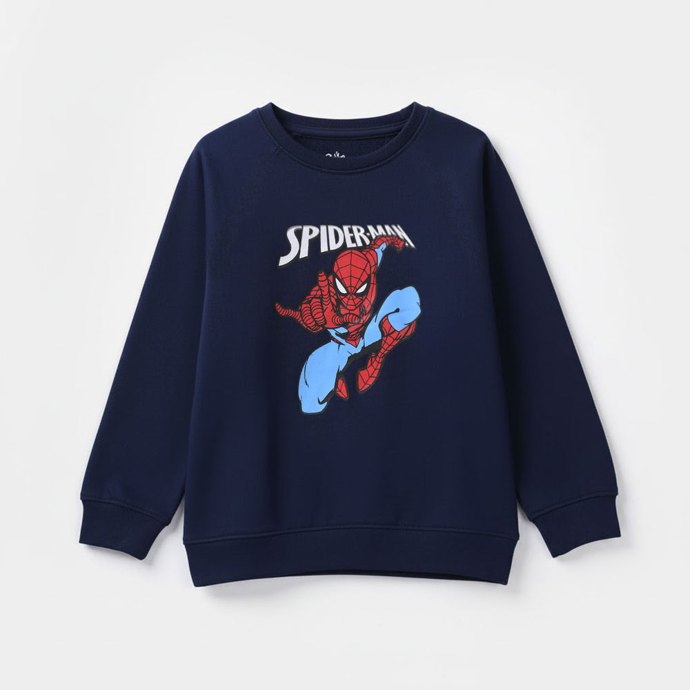 Boys Jersey/Terry 2 Piece Suit-NAVY