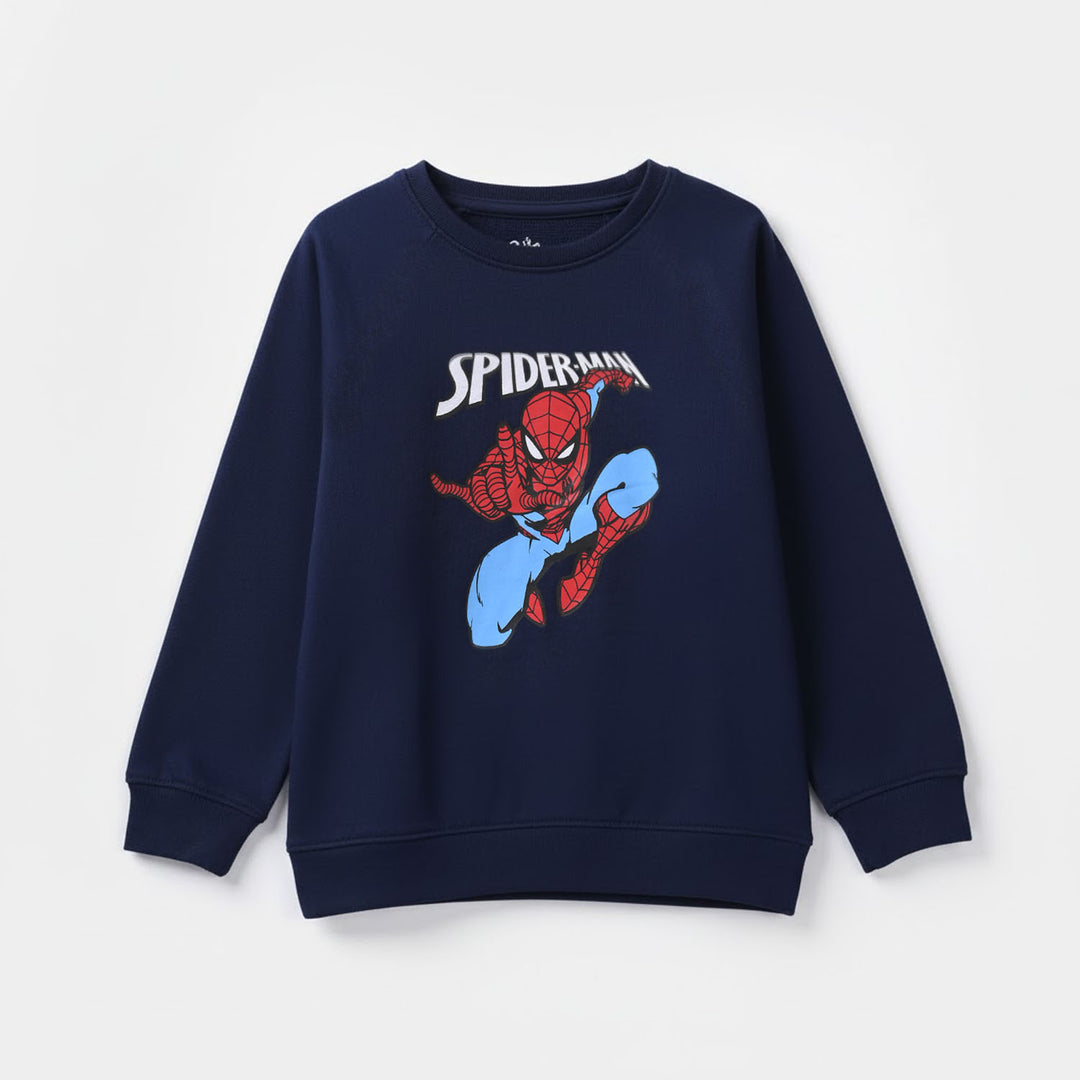 Boys Jersey/Terry 2 Piece Suit-NAVY