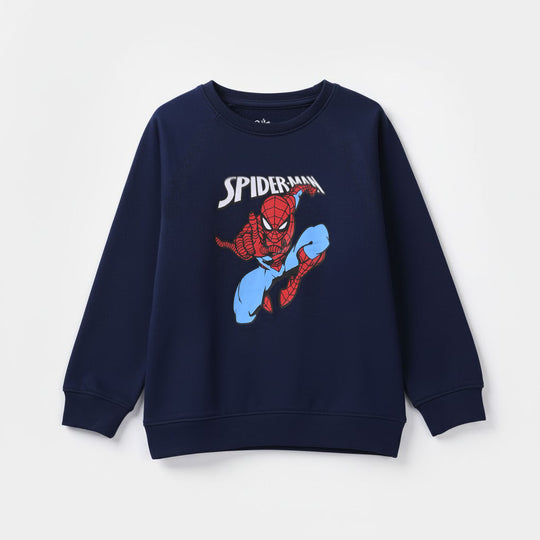 Boys Jersey/Terry 2 Piece Suit-NAVY