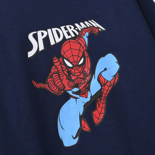 Boys Jersey/Terry 2 Piece Suit-NAVY