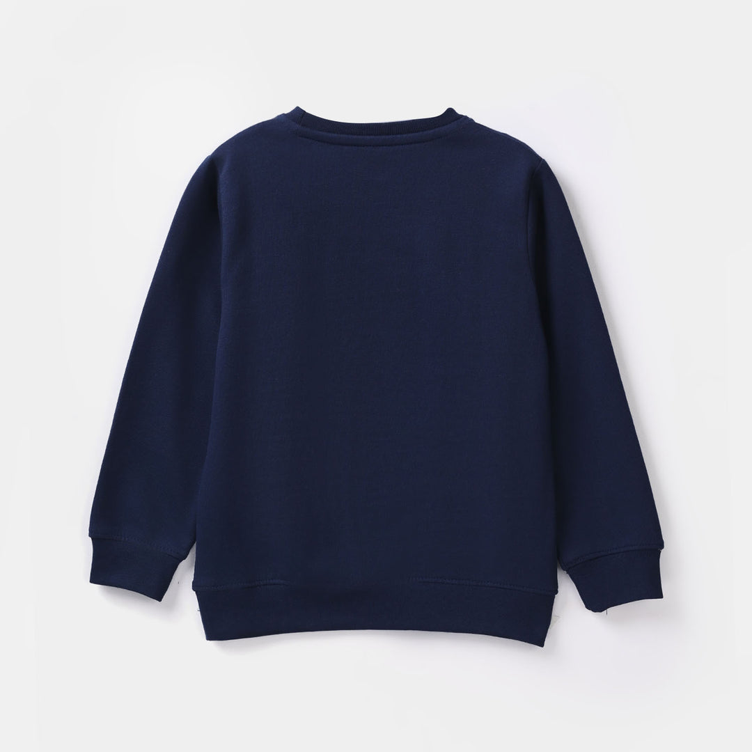 Boys Jersey/Terry 2 Piece Suit-NAVY