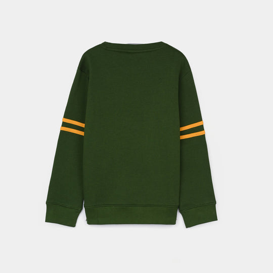 Boys Fleece 2 Piece Suit Champions - Olive Green