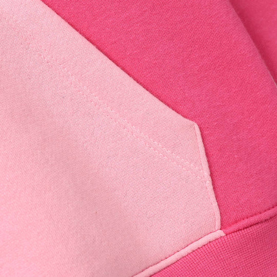 Girls Fleece 2 Piece Suit Heart-C.Pink