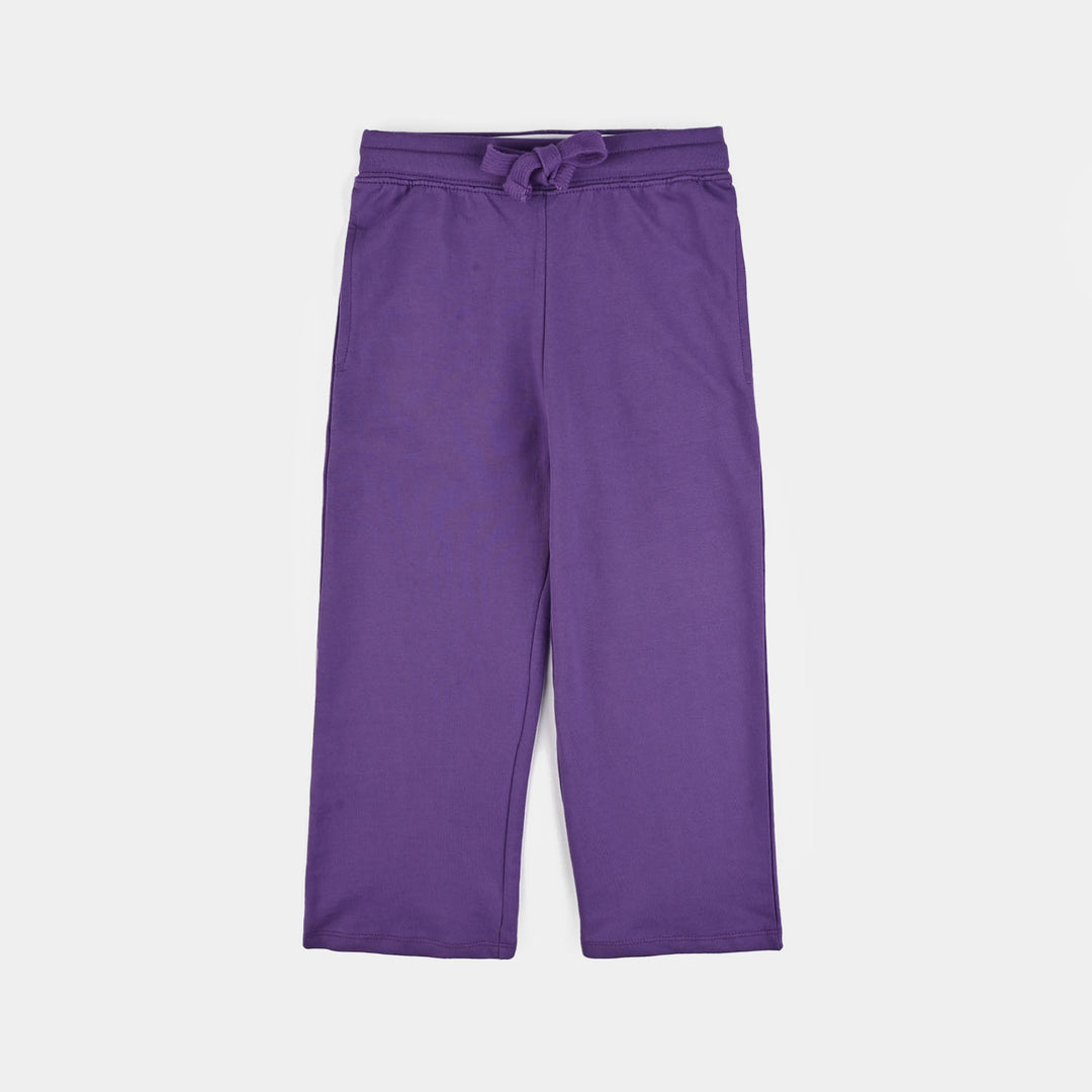 Girls Jersey/Terry 2 Piece Suit Feeling Good-Purple Heart