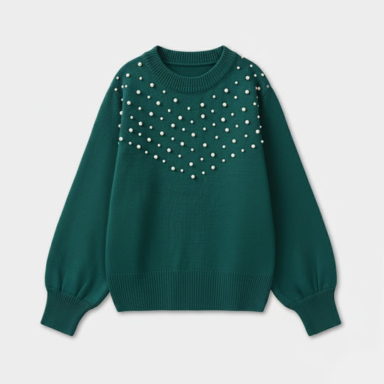 Girls F/S Sweater Keshi - Green