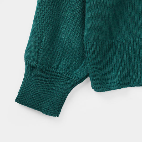 Girls F/S Sweater Keshi - Green