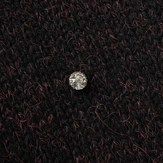 Girls Sweater Crystal-CHARCOAL