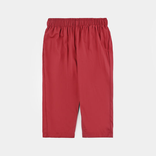 Infant Boys Poly Viscose 3Piece Suit (RHYTHMIC)-RED