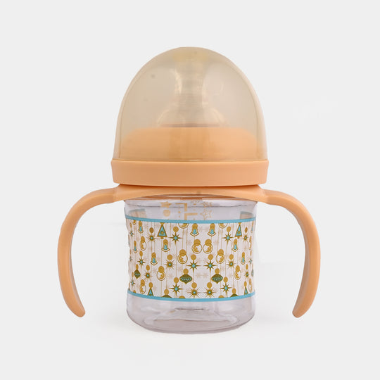 Wide Neck Feeder Bottle with Handle 5Oz 2041 Yellow