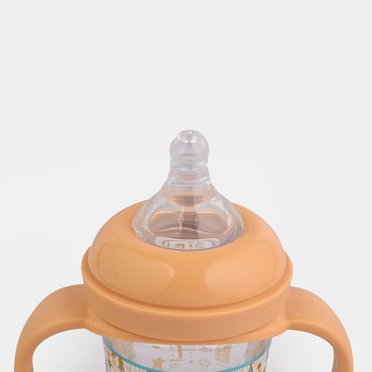 Wide Neck Feeder Bottle with Handle 5Oz 2041 Yellow