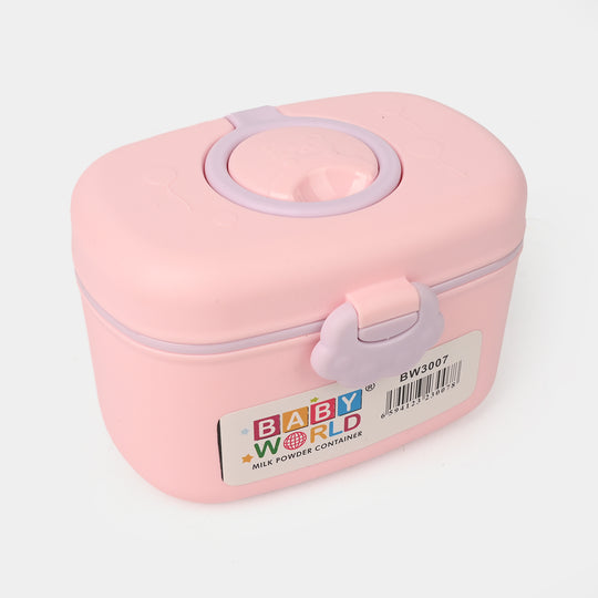 Milk Powder Container - Bear 3007 Pink